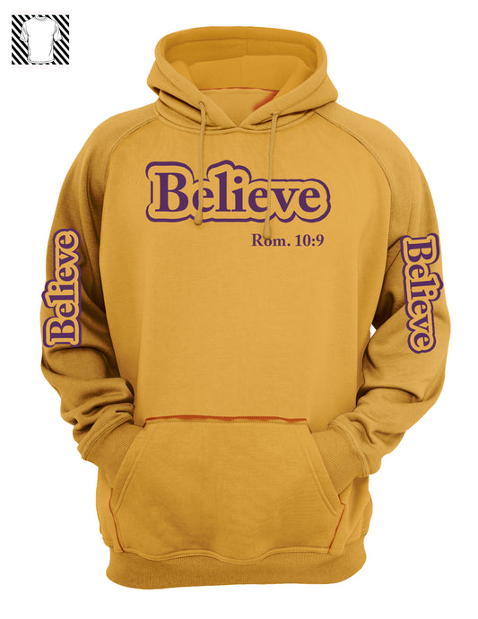 Believe ~ Gold Hoodie