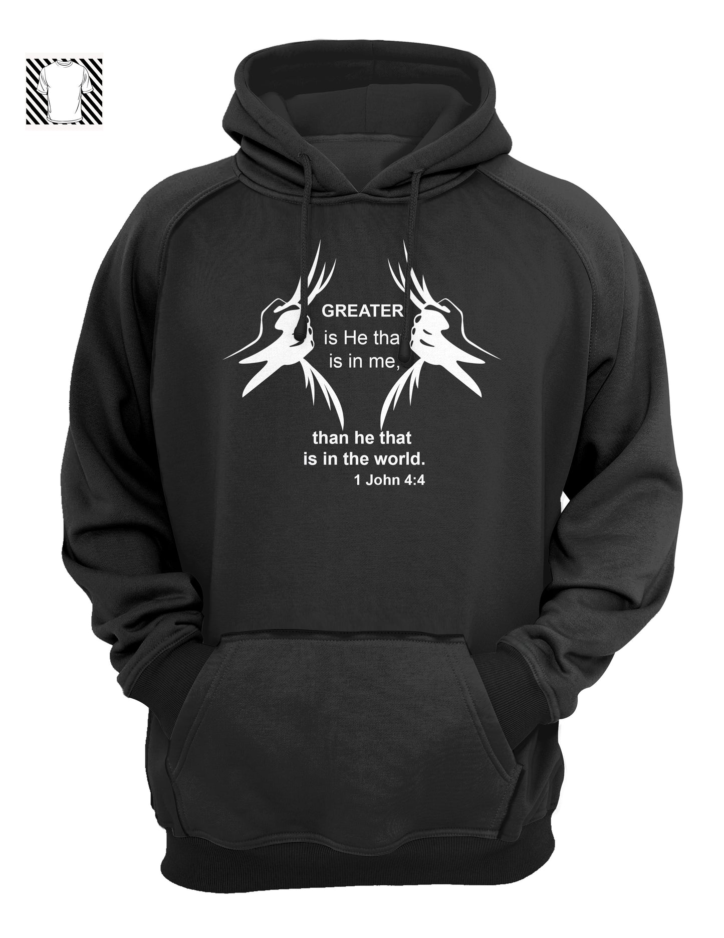 Greater is He - Hoody
