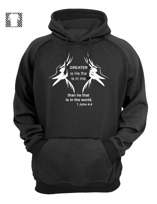 Greater is He - Hoody