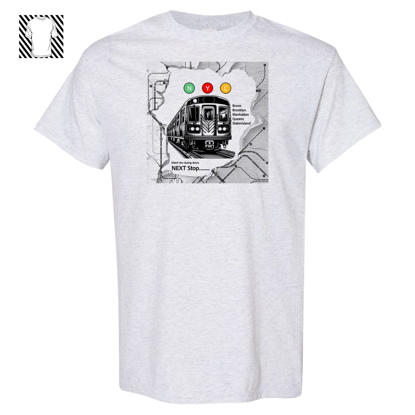 NYC Train Map T-shirt