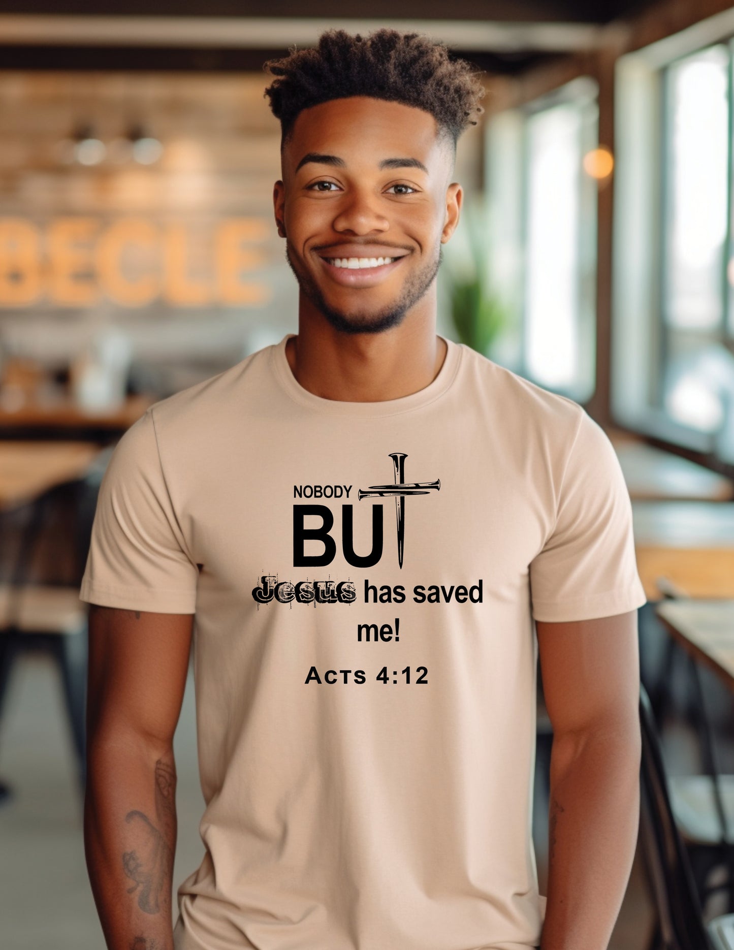 Nobody But JESUS Saved Me- T-shirt