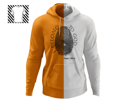 Two Tone ~ I Belong to God ~ Hoodie