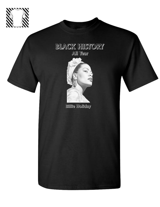 Black History Billie Holiday T-shirt