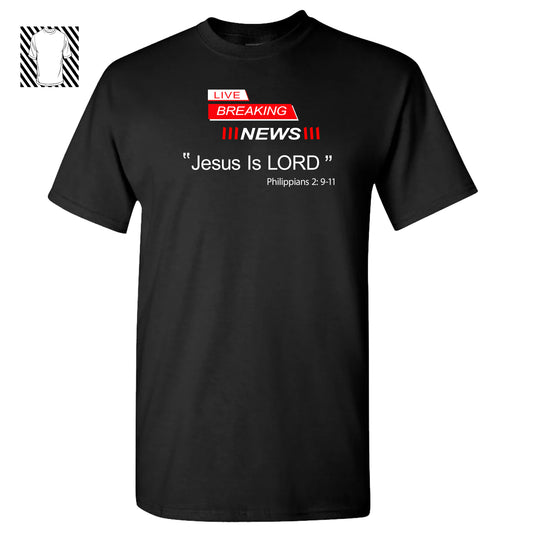 Breaking News Black T-shirt