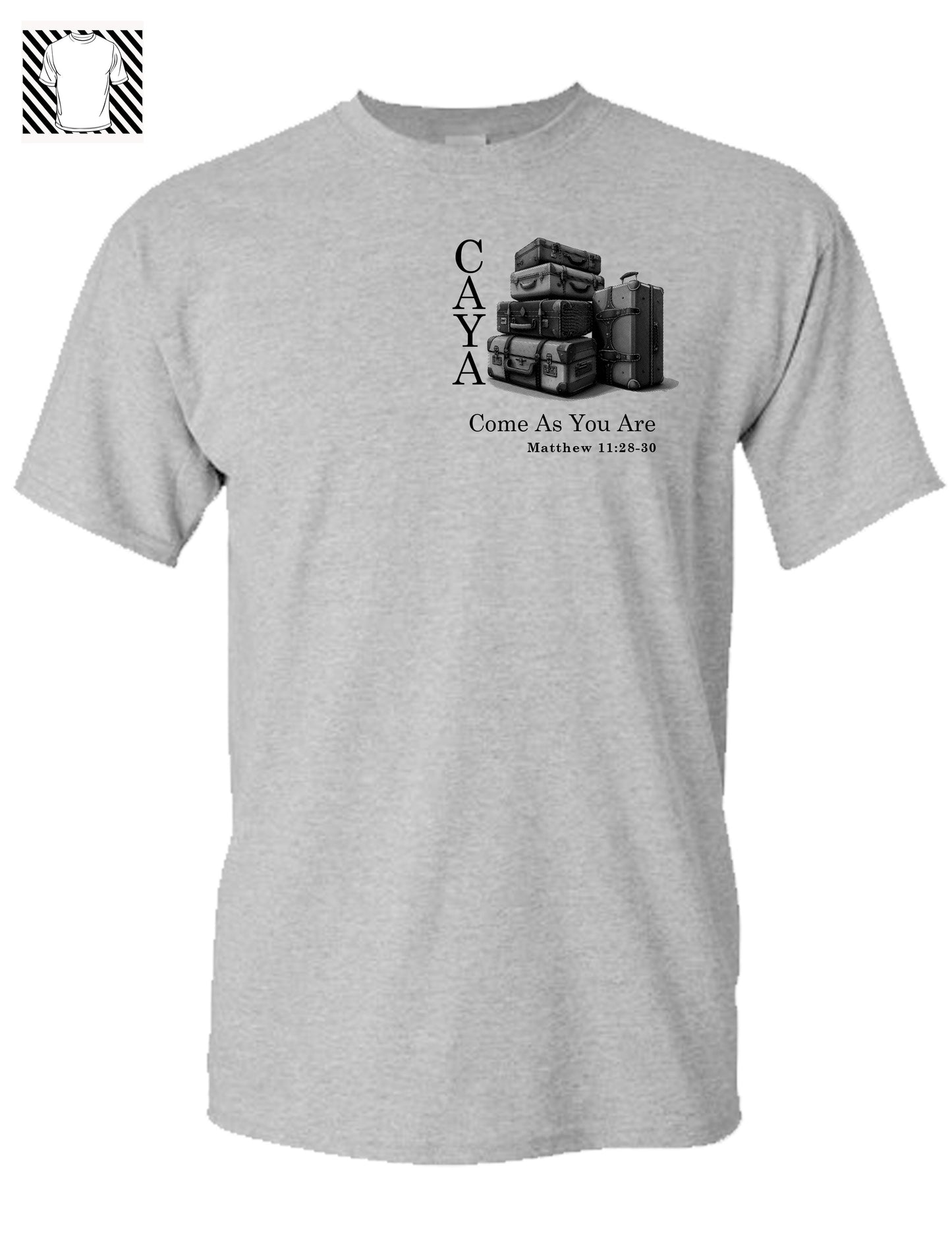 Come as you are Chest print - T-shirt