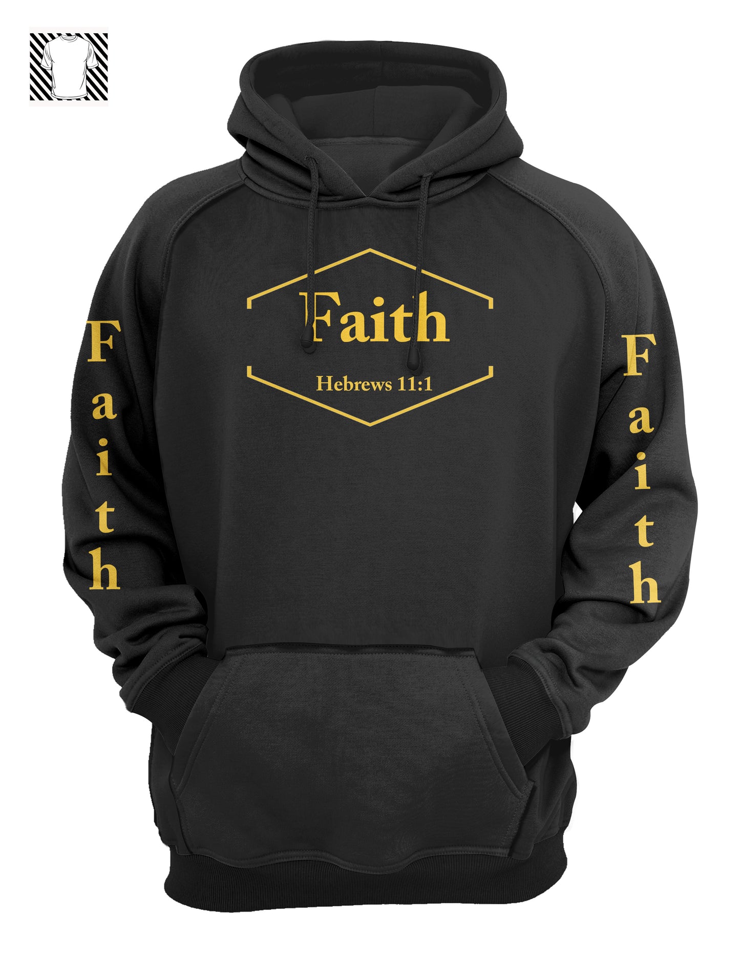 Faith ~ Black Hoodie