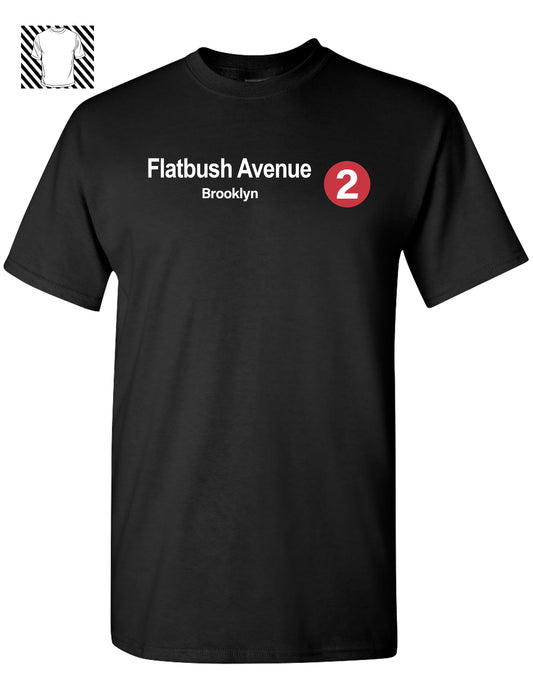 Train T-shirt Flatbush Avenue