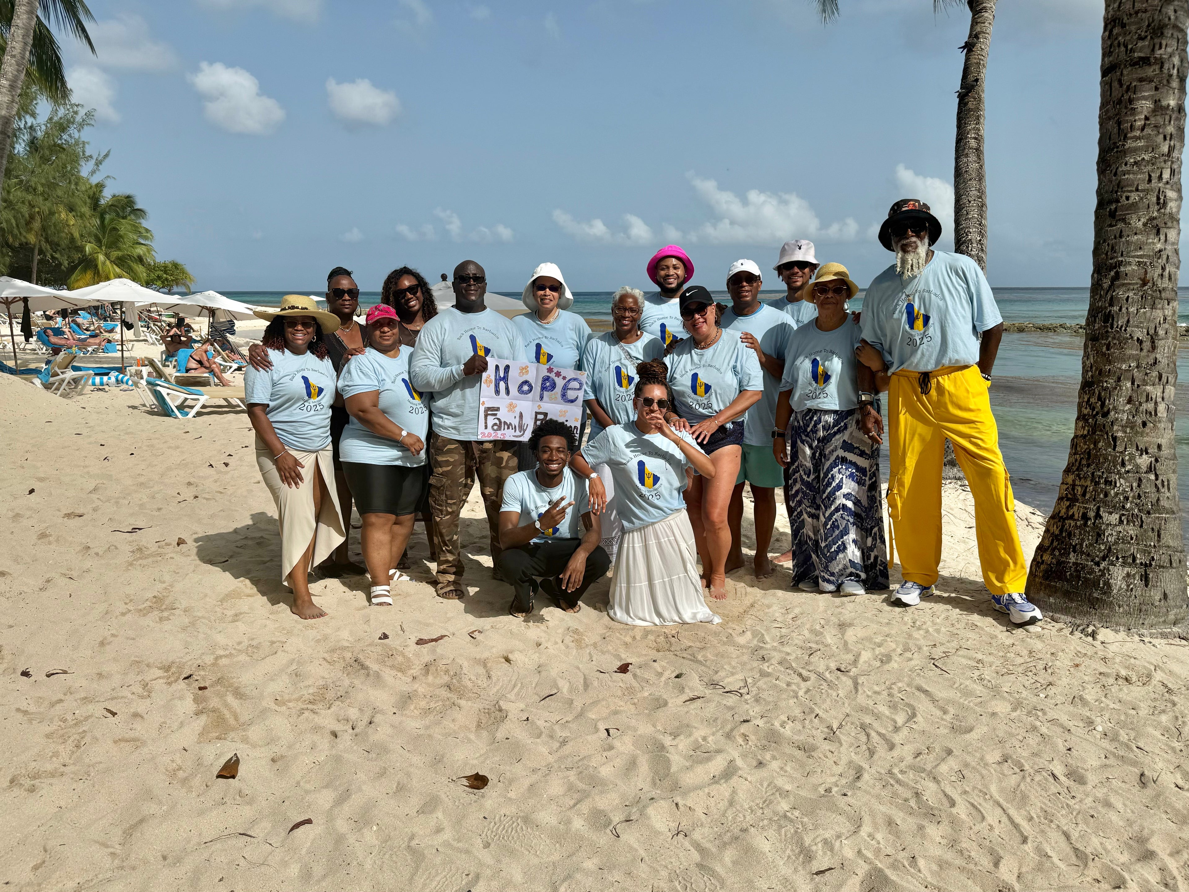 Back to Barbados Hope Family Reunion T-shirts