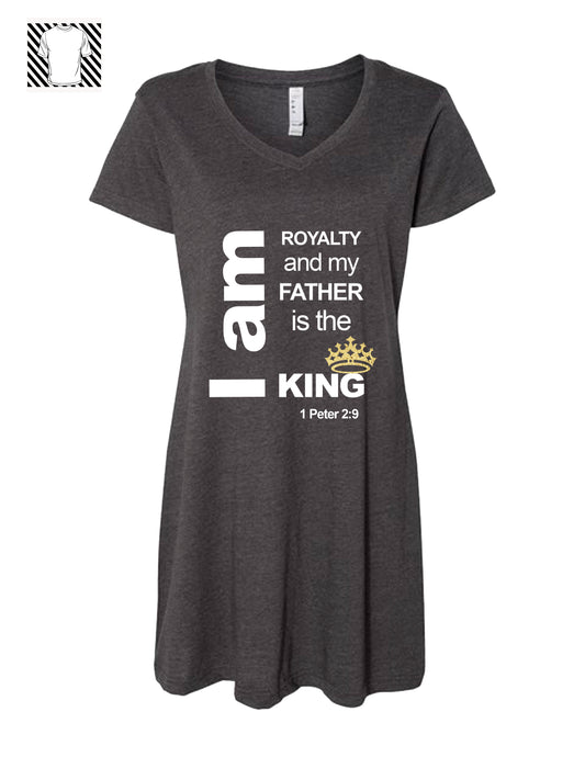 I am long woman's V-Neck T-shirt