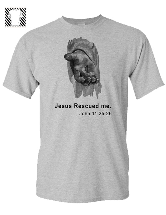 Jesus rescued me T-shirt